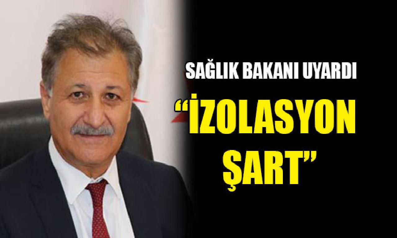 Sağlık Bakanı Pilli: Hiç semptomu yok kişiler dahi taşıyıcı olur 