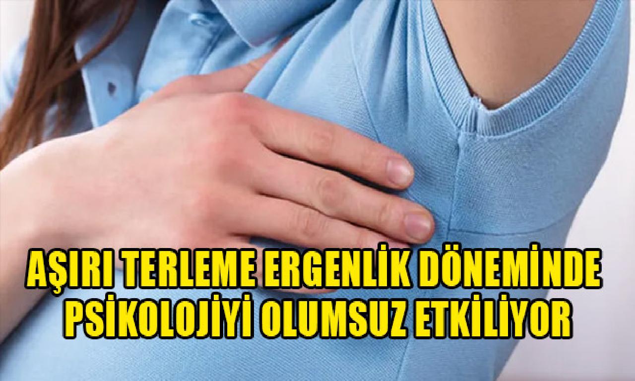 Aşırı terleme buluğ döneminde psikolojiyi menfi etkiliyor 