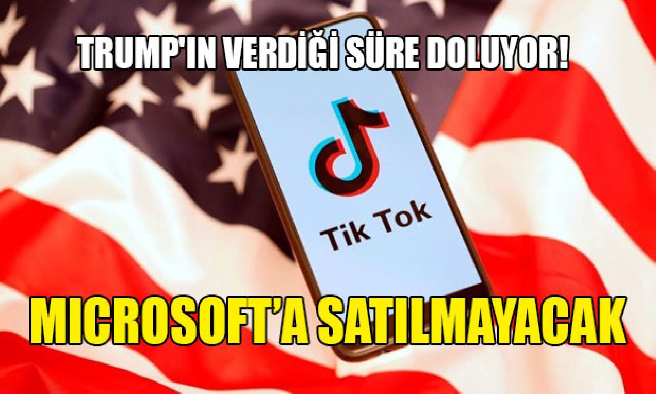 TikTok'un ABD operasyonları Microsoft'a satılmayacak 