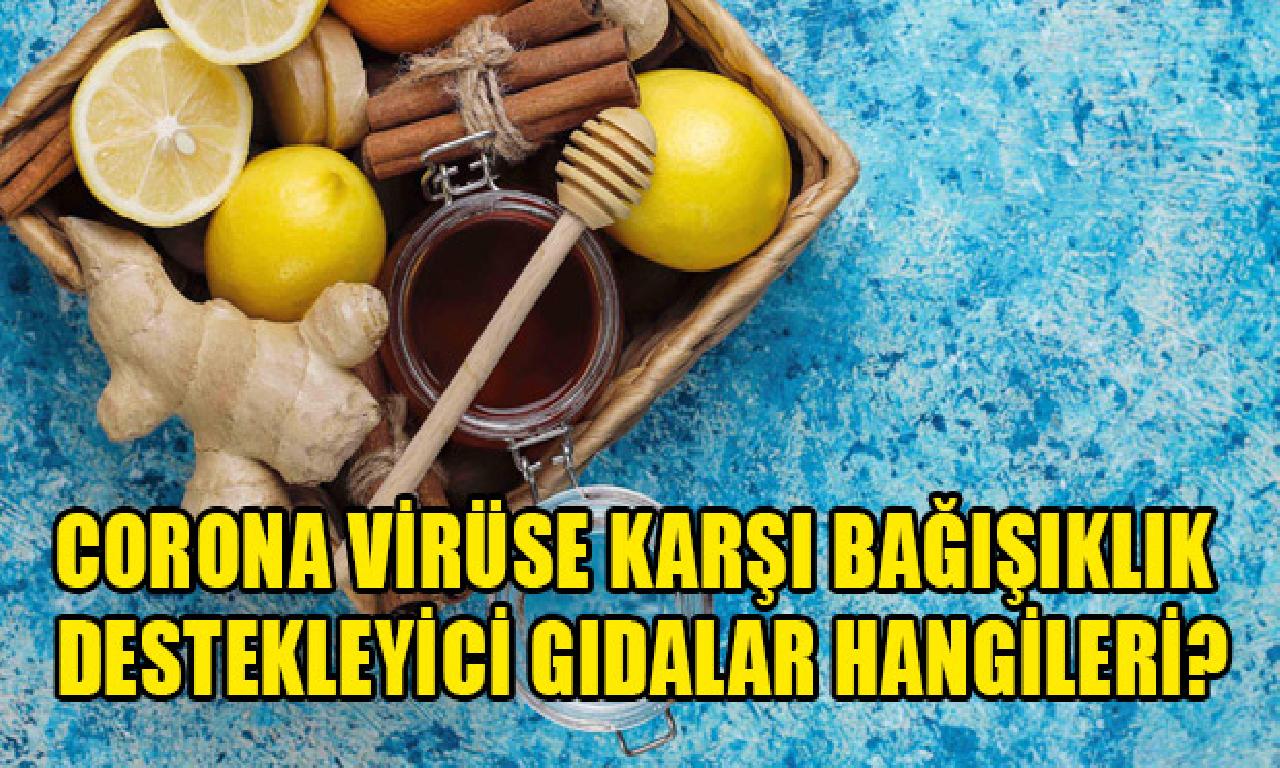 Corona virüse karşı bağışıklık müzahir gıdalar hangileri? 