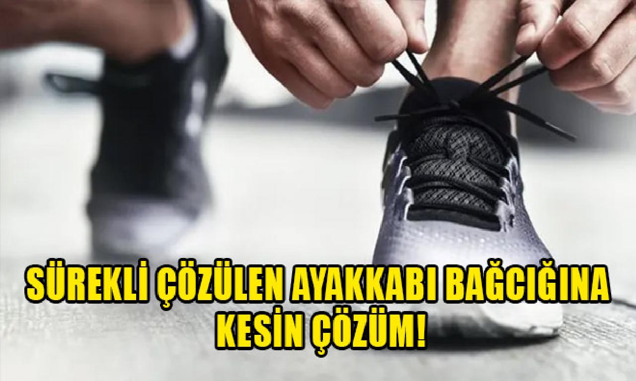 Sürekli çözülen ayakkabı bağcığına değişmez çözüm 