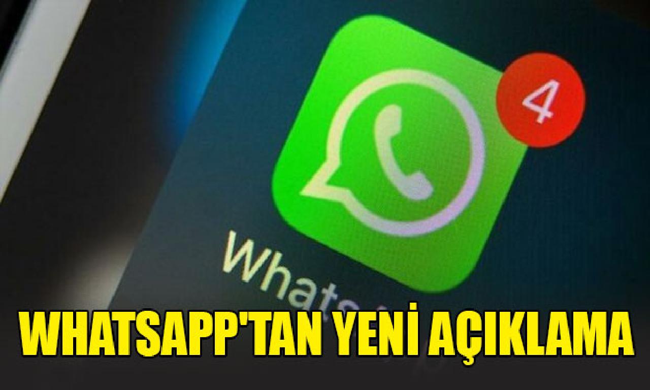 WhatsApp'tan görülmemiş açıklama: Mesajlarınızı göremeyiz 