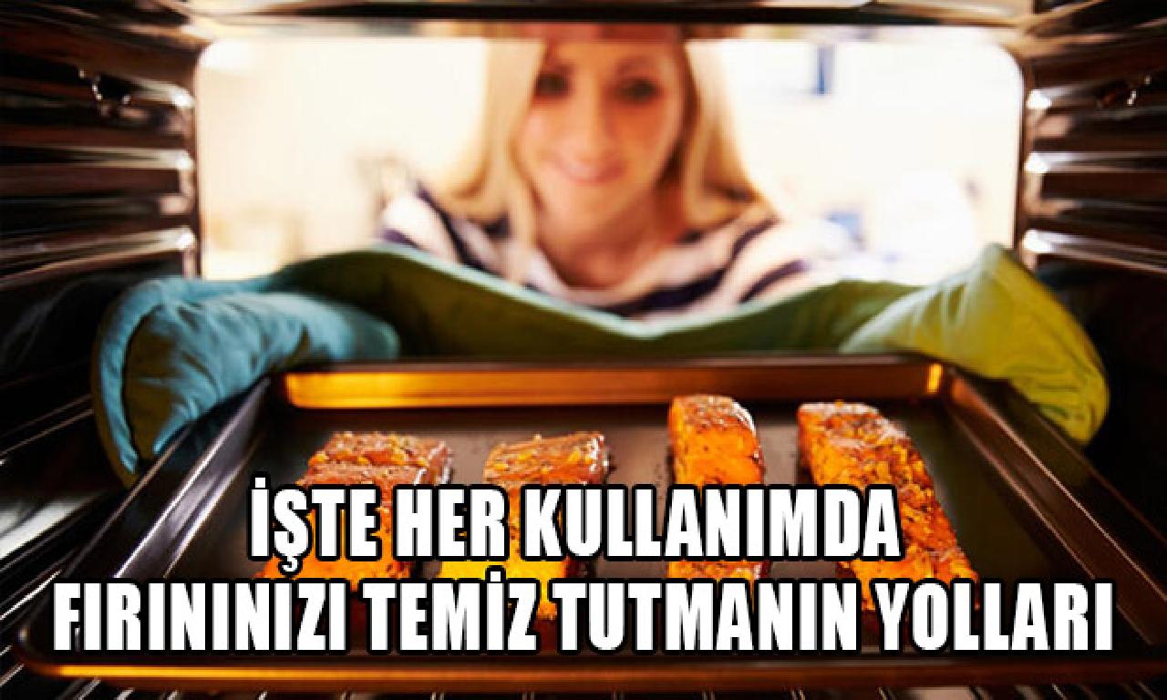 Her kullanımda fırını kirli tutmanın yolları 