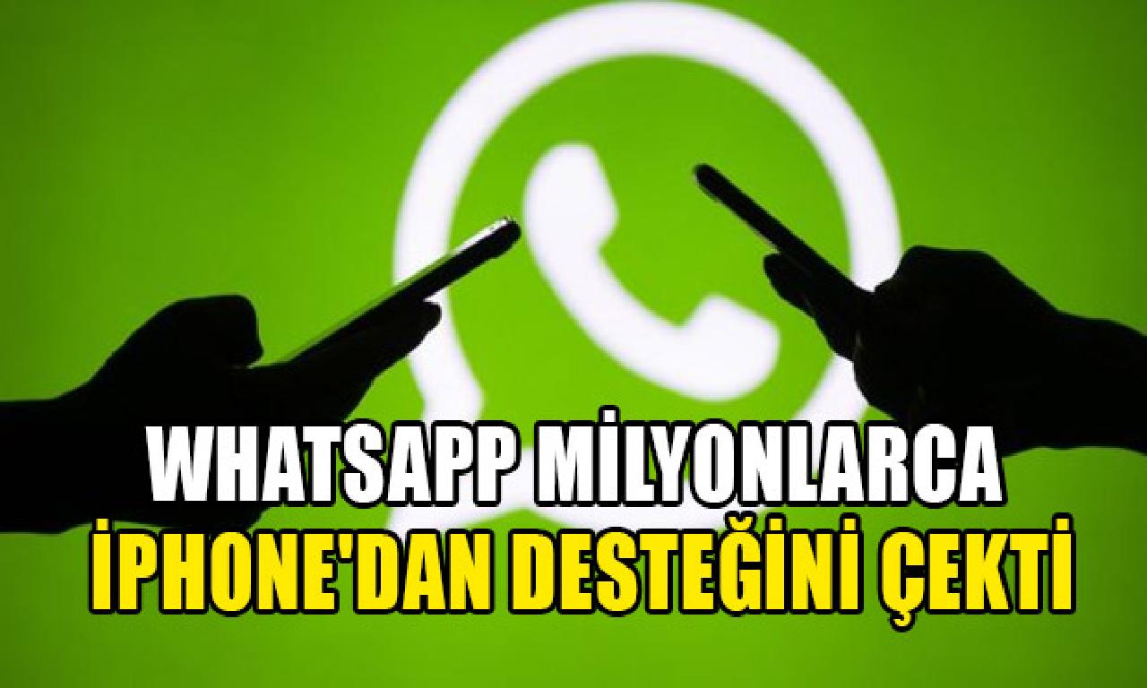 WhatsApp milyonlarca iPhone'dan desteğini çekti 