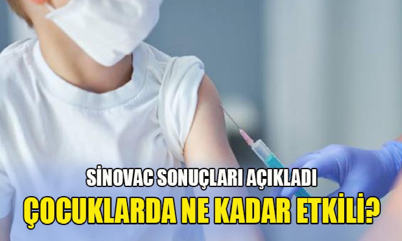 Sinovac, CoronaVac aşısının çocuklarda tesirli dahi güvenli olduğunu belirtti 