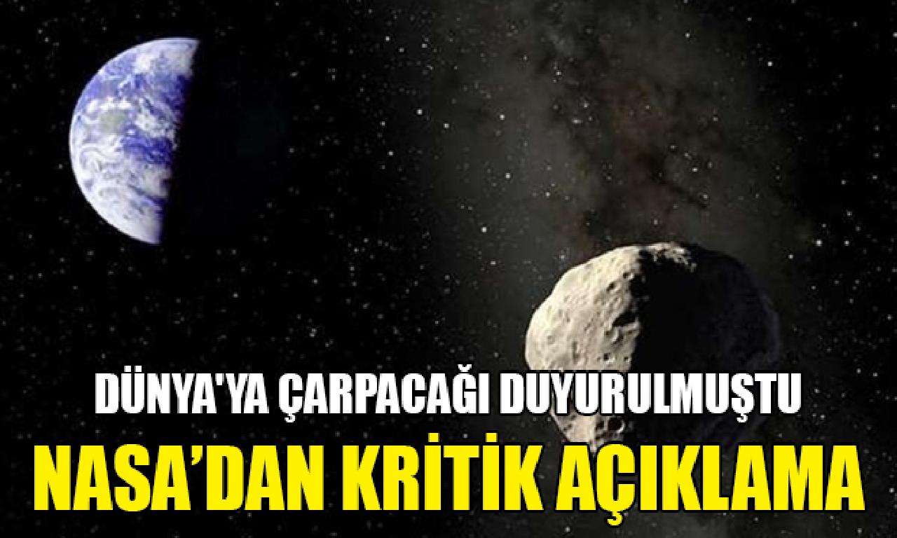 NASA’dan Dünya’ya çarpacağı açıklanan korkunç Apophis göktaşına ilişkin tehlikeli açıklama 