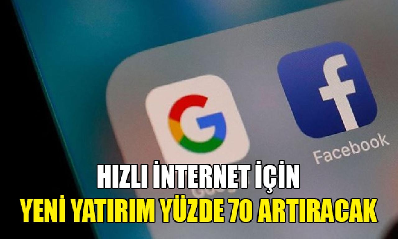 Facebook dahi Google'dan henüz hızlı genel ağ için görülmemiş yatırım 