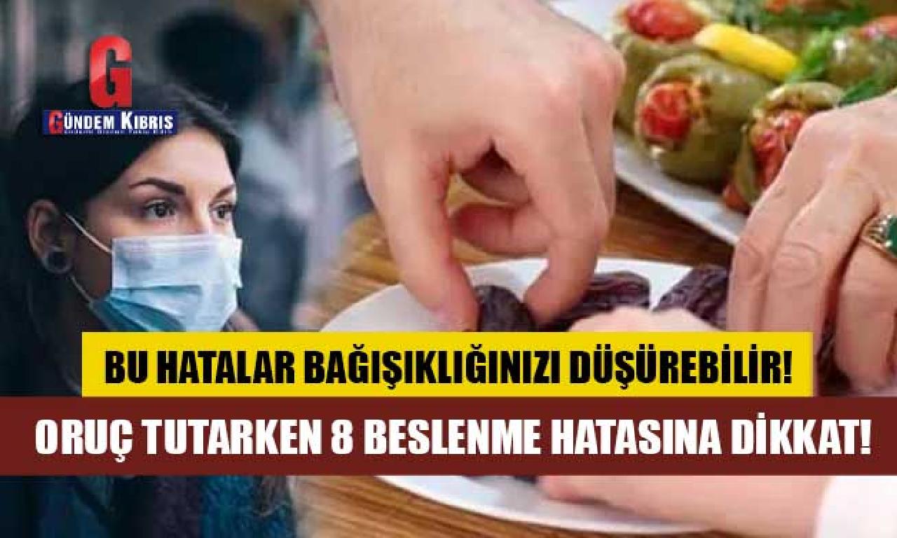 Oruç tutarken 8 arıcı hatasına dikkat! 