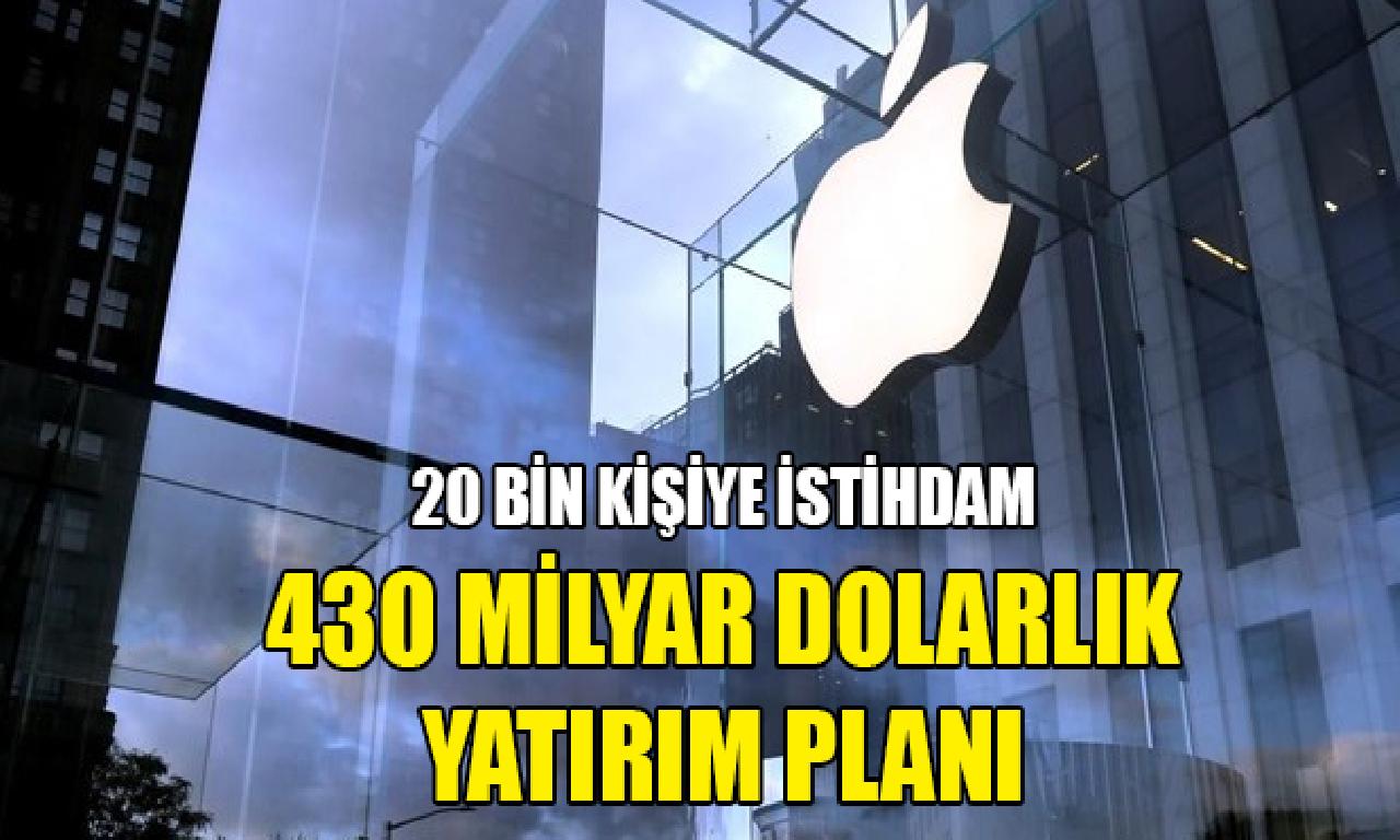 Apple'dan ABD'de 5 yılda 430 1000000000 dolarlık yatırım taahhüdü 