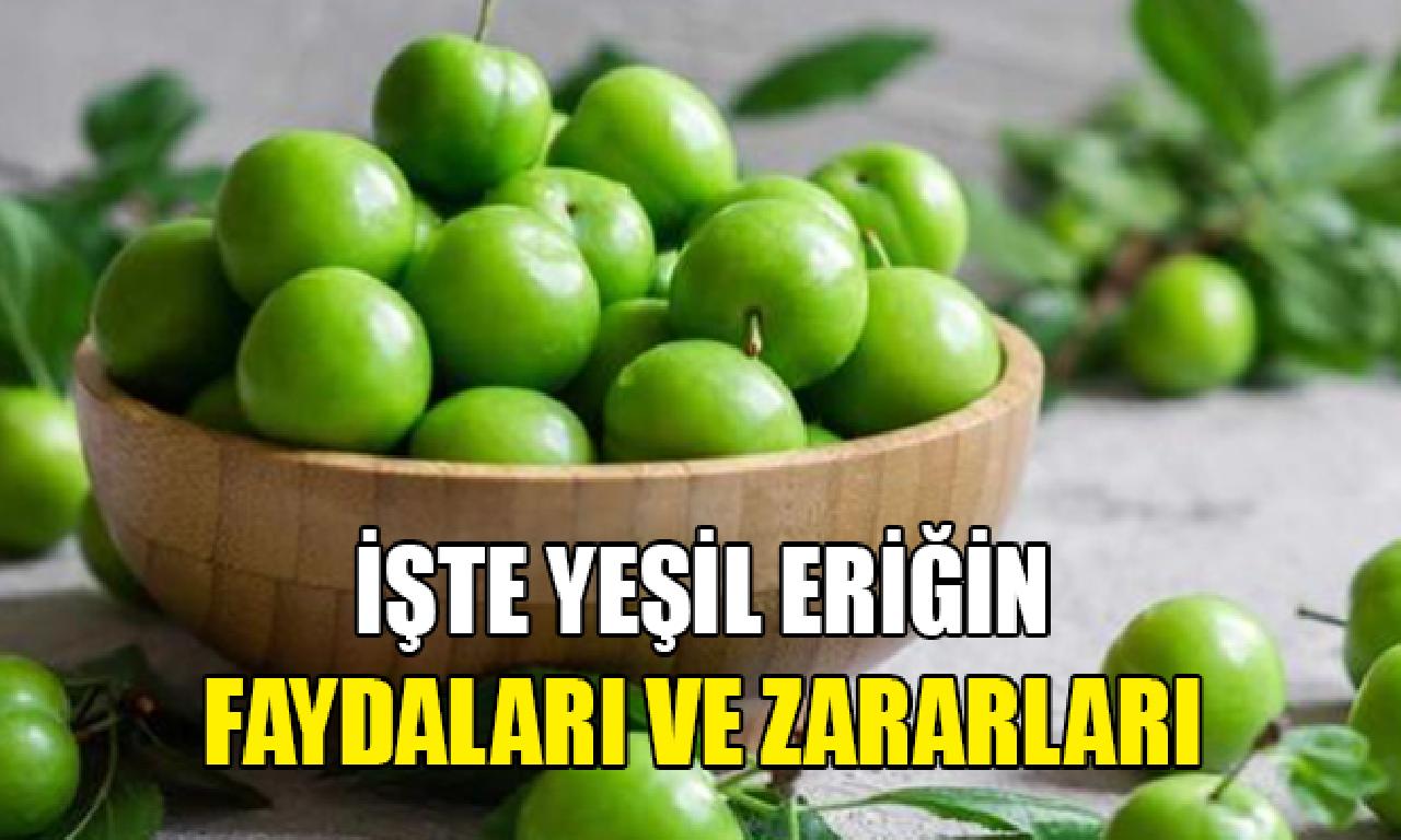 İşte yeşil eriğin faydaları dahi zararları 