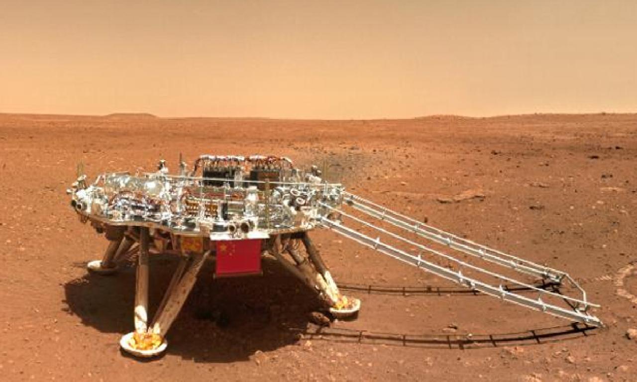 Çin'in Mars aracı “Kızıl Gezegen” fotoğrafı gönderdi 