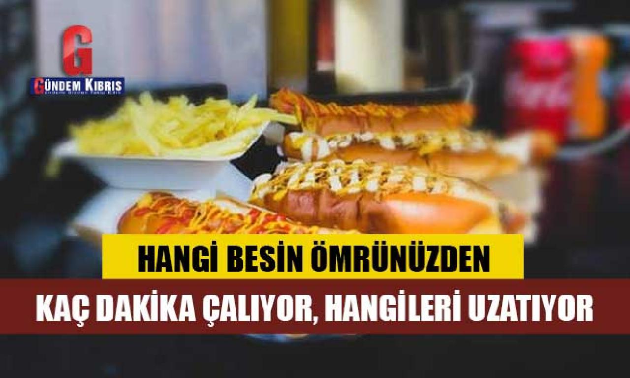 Araştırma: Hangi yenilebilir ömrünüzden kaç an çalıyor, hangileri uzatıyor 