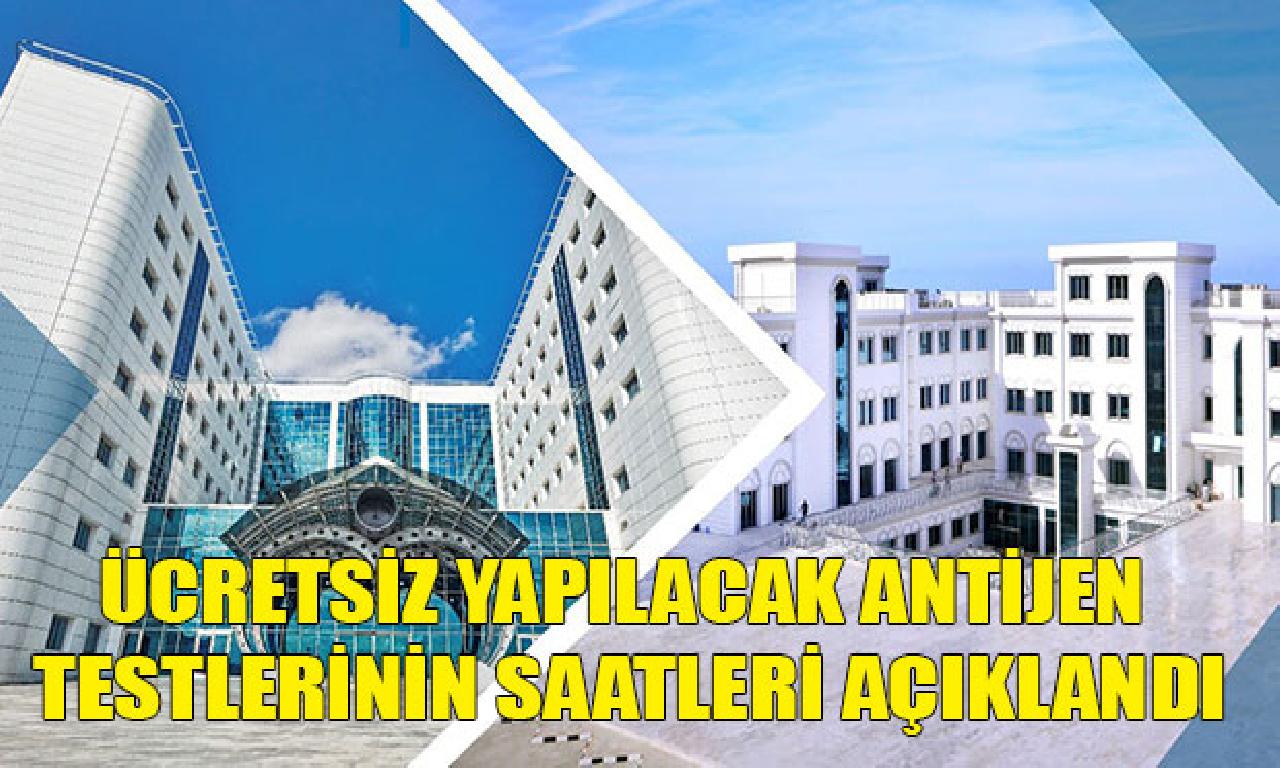 Ücretsiz yapılacak virüs testlerinin saatleri açıklandı 