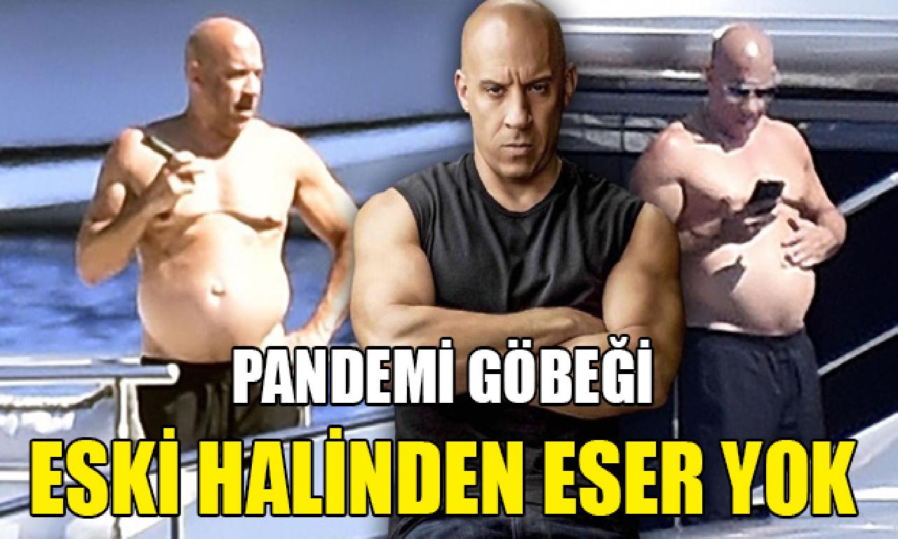 Aksiyon yıldızı Vin Diesel tatilde göbeklendi 