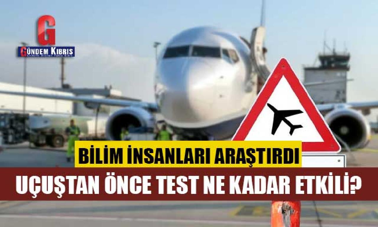 Bilim insanları araştırdı: Uçuştan önce Covid-19 kulplu hangi büyüklüğünde etkili? 