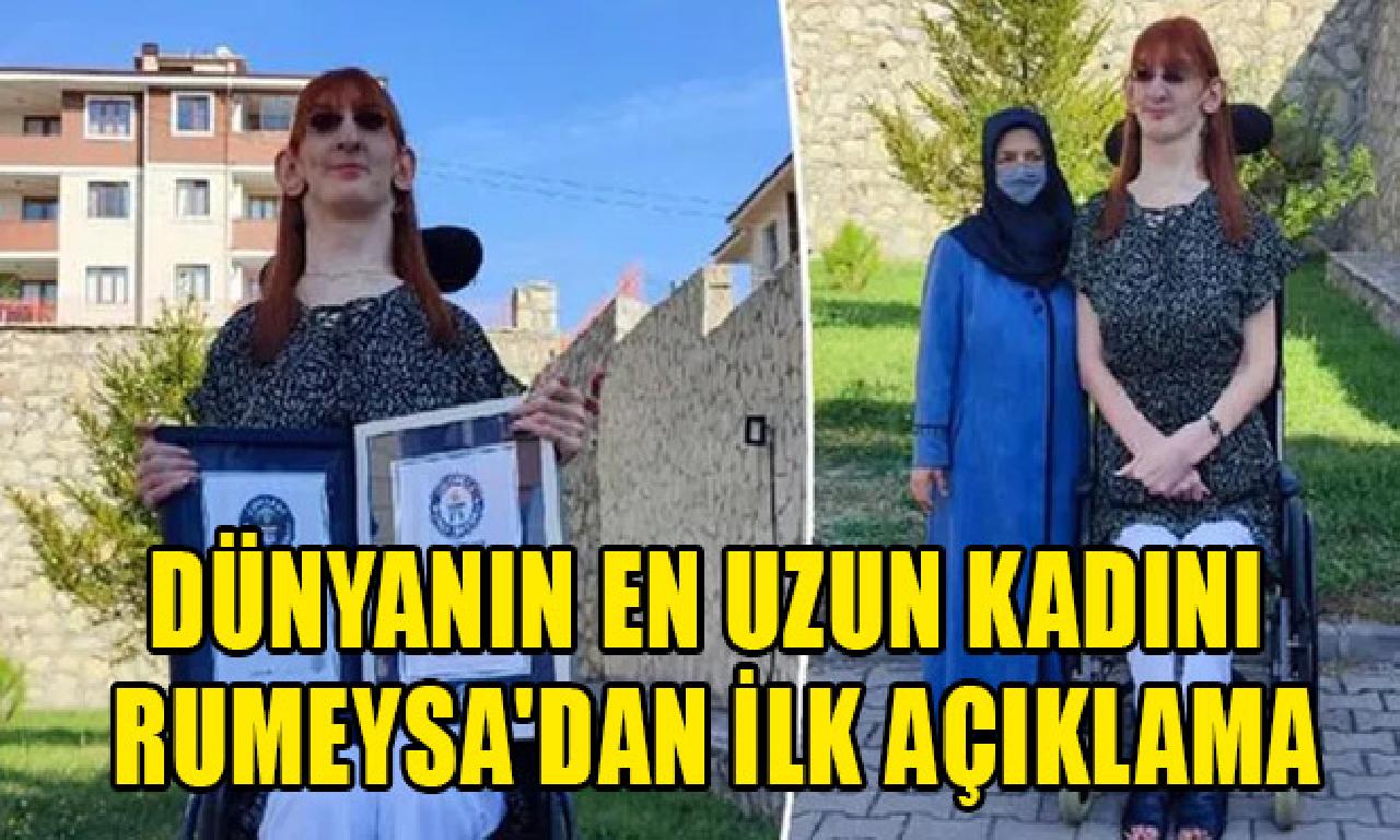 Dünyanın genişlik ayrıntılı kadını Rumeysa'dan altu açıklama 