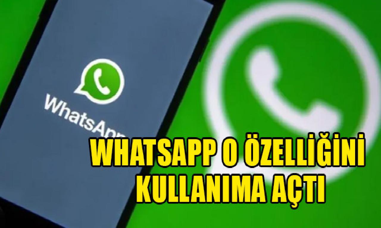 WhatsApp artdil özelliğini kullanıma açtı 