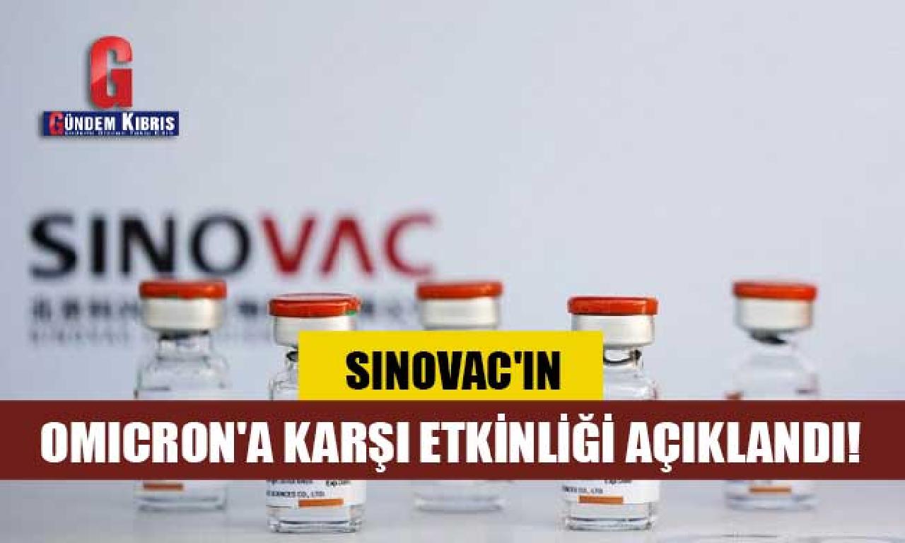 Sinovac'ın Omicron'a karşı etkinliği açıklandı! 