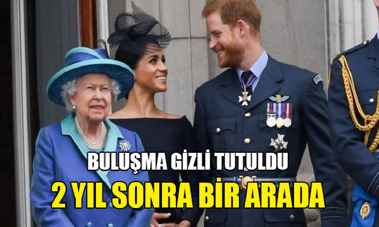 Prens Harry dahi Meghan Markle 2 yıl müteakiben Kraliçe Elizabeth ilen altu kez tek ara yerde 
