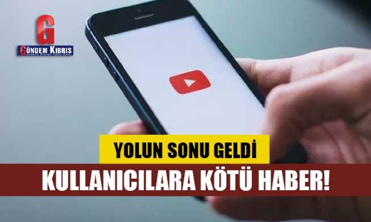 Kullanıcılara kötü haber! 