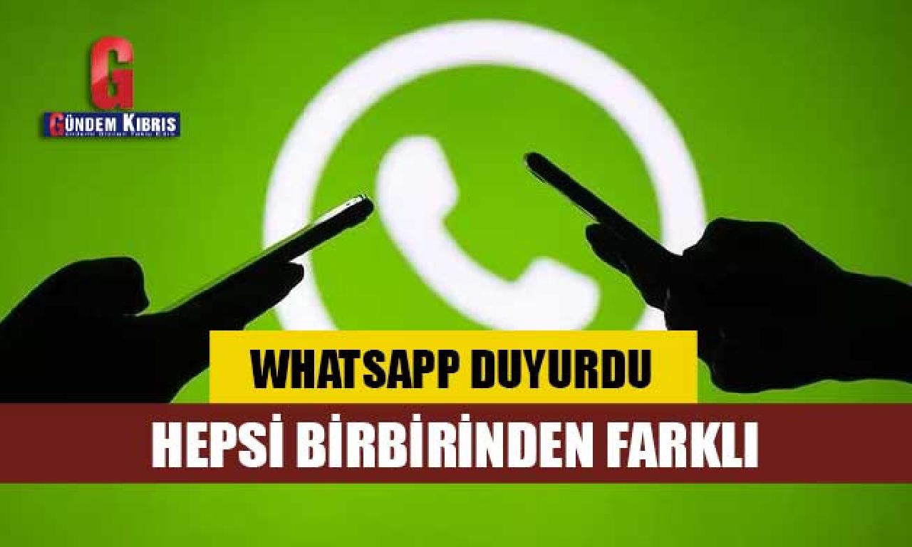 WhatsApp görülmemiş özelliklerini sundu 