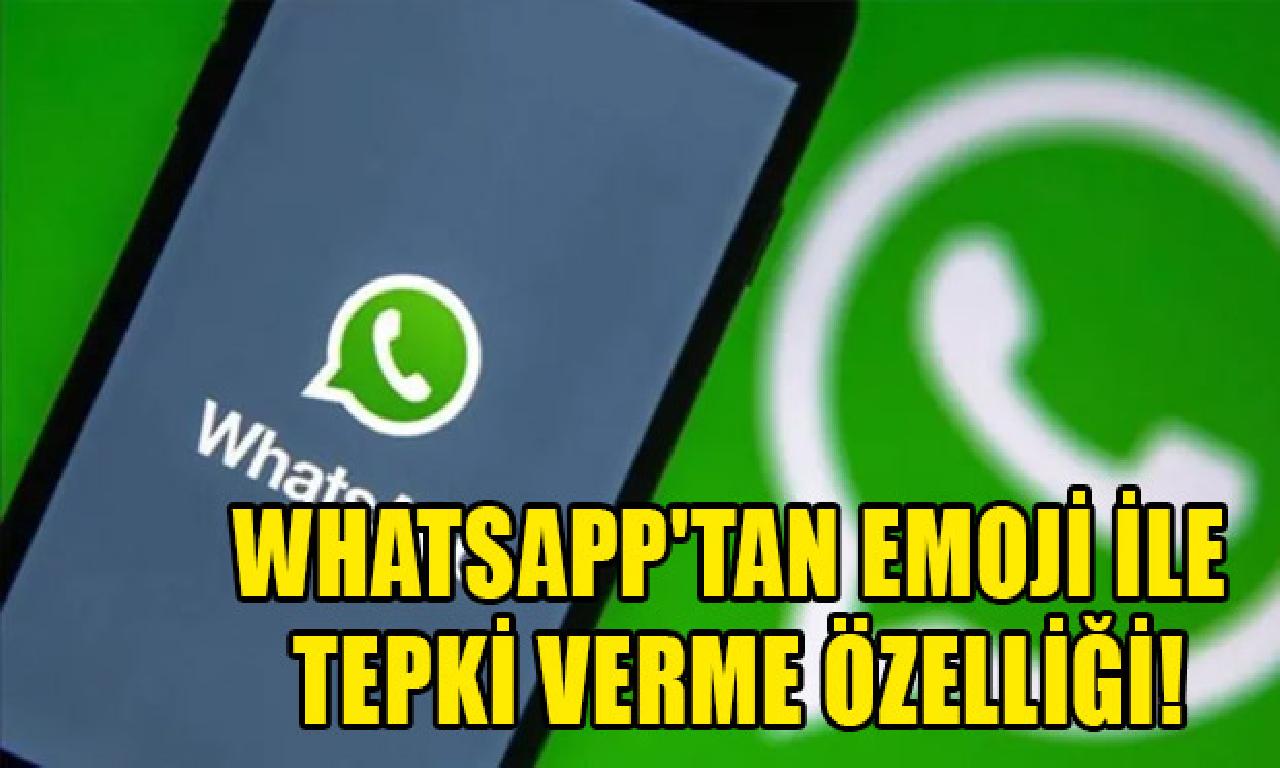 WhatsApp'tan emoji ilen aksülâmel eda özelliği! 