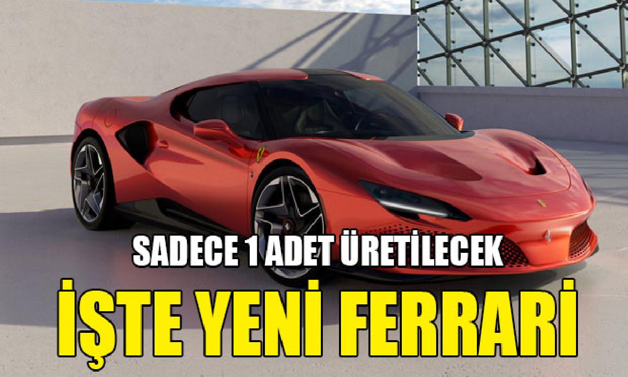 Ferrari, eşsiz modeli SP48 Unica'yı tanıttı: Sadece 1 tane üretilecek 