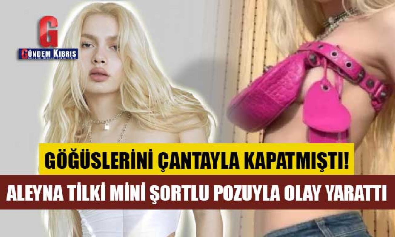 Aleyna Tilki küçük şortlu asansör pozuyla hâdise yarattı 