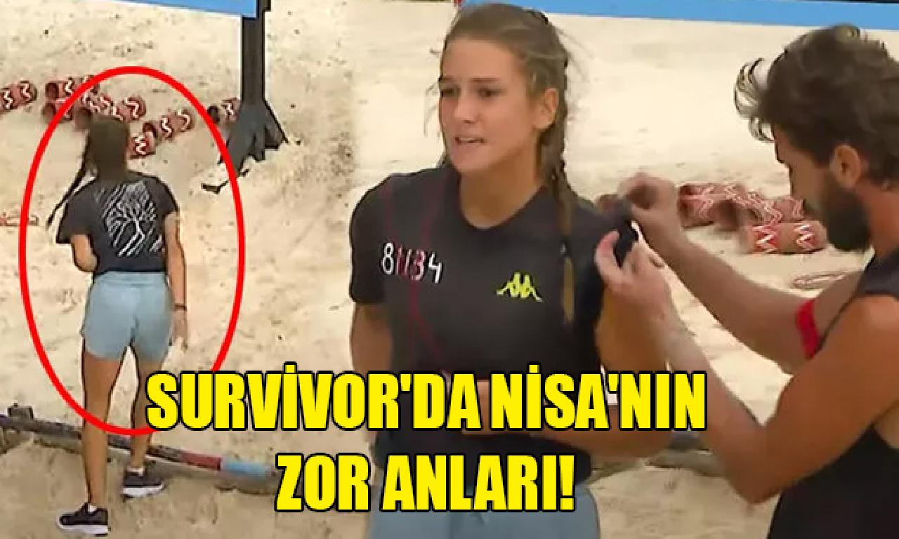 Survivor'da Nisa'nın yüküm anları! 'Omzum çıktı' 