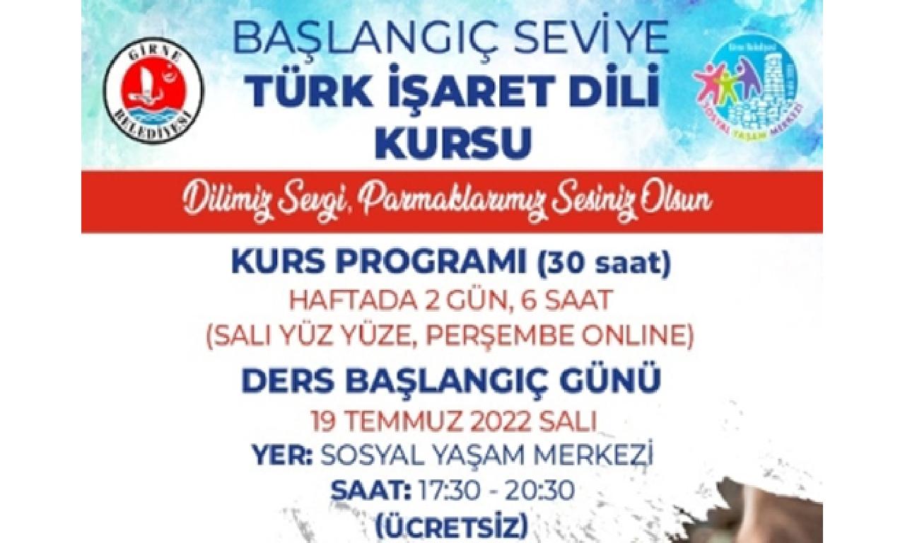 Girne’de Türk İşaret Dili Kursu düzenleniyor 