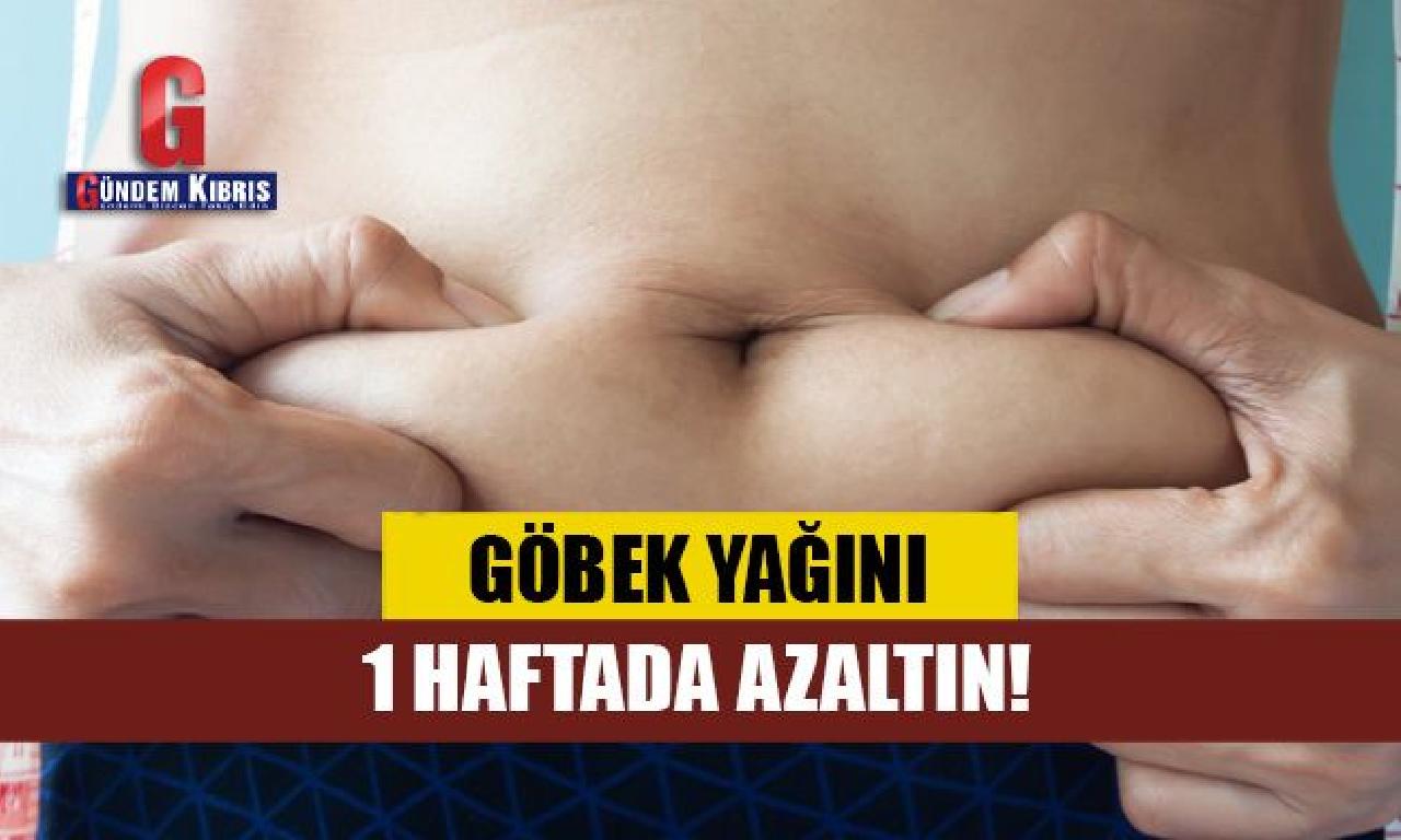 Göbek yağını 1 haftada azaltın 