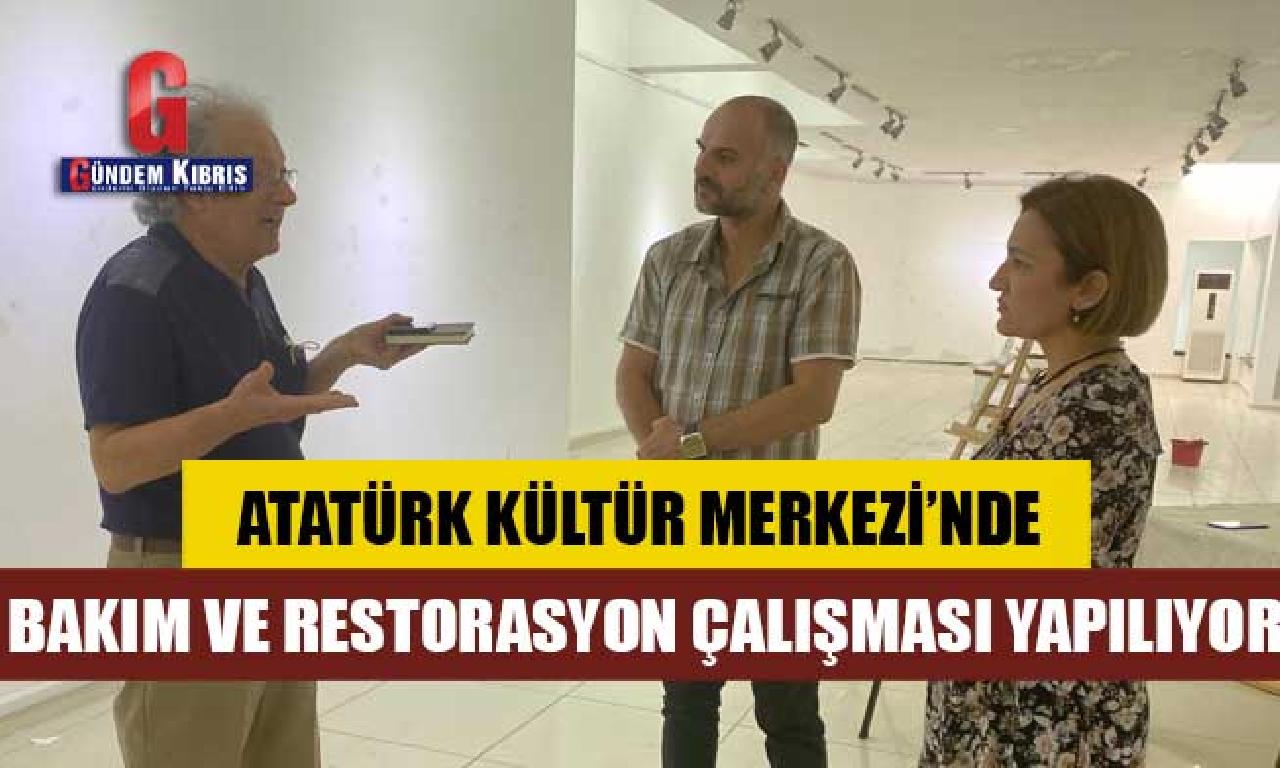 Atatürk Kültür Merkezi’ne bakım dahi onarım çalışması yapılıyor 