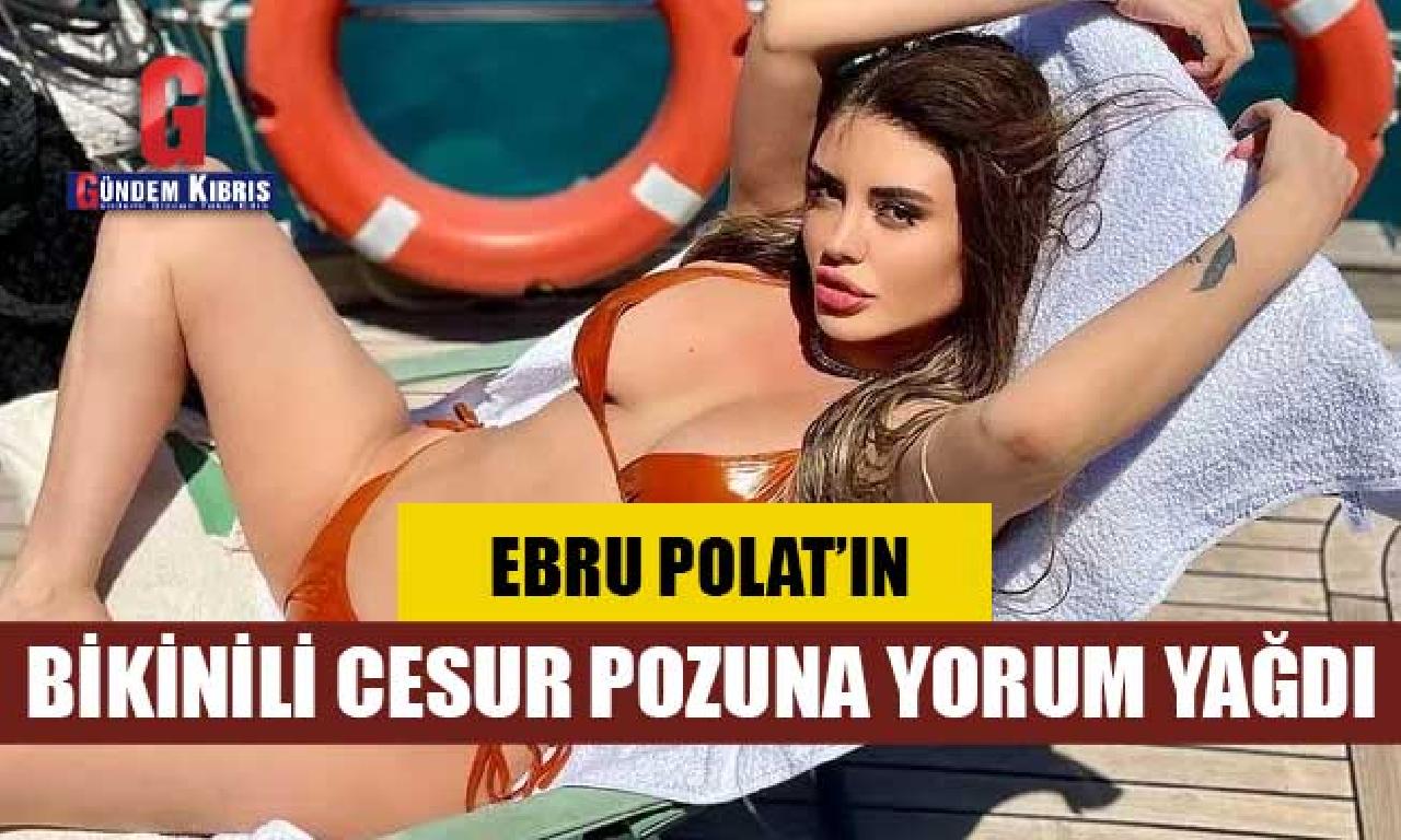 Ebru Polat bikinili yürekli pozuyla soluk kesti! 