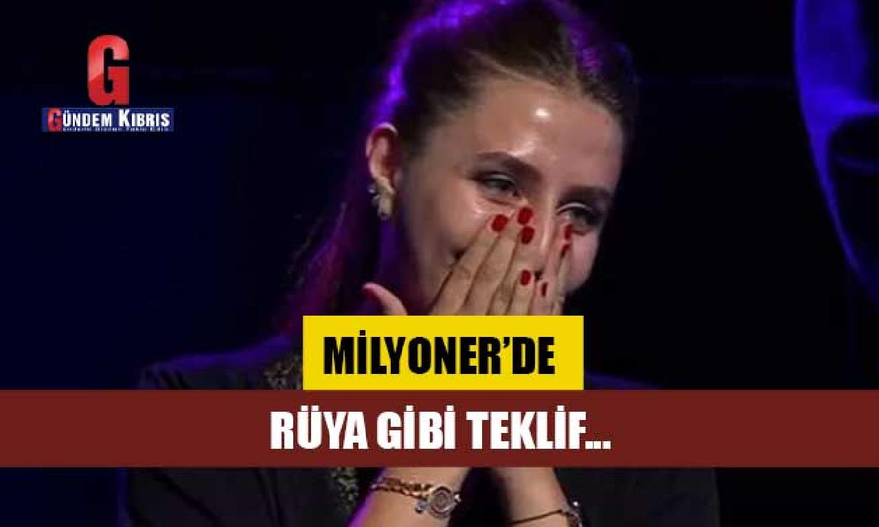 Milyoner'de rüya imişçesine teklif... 