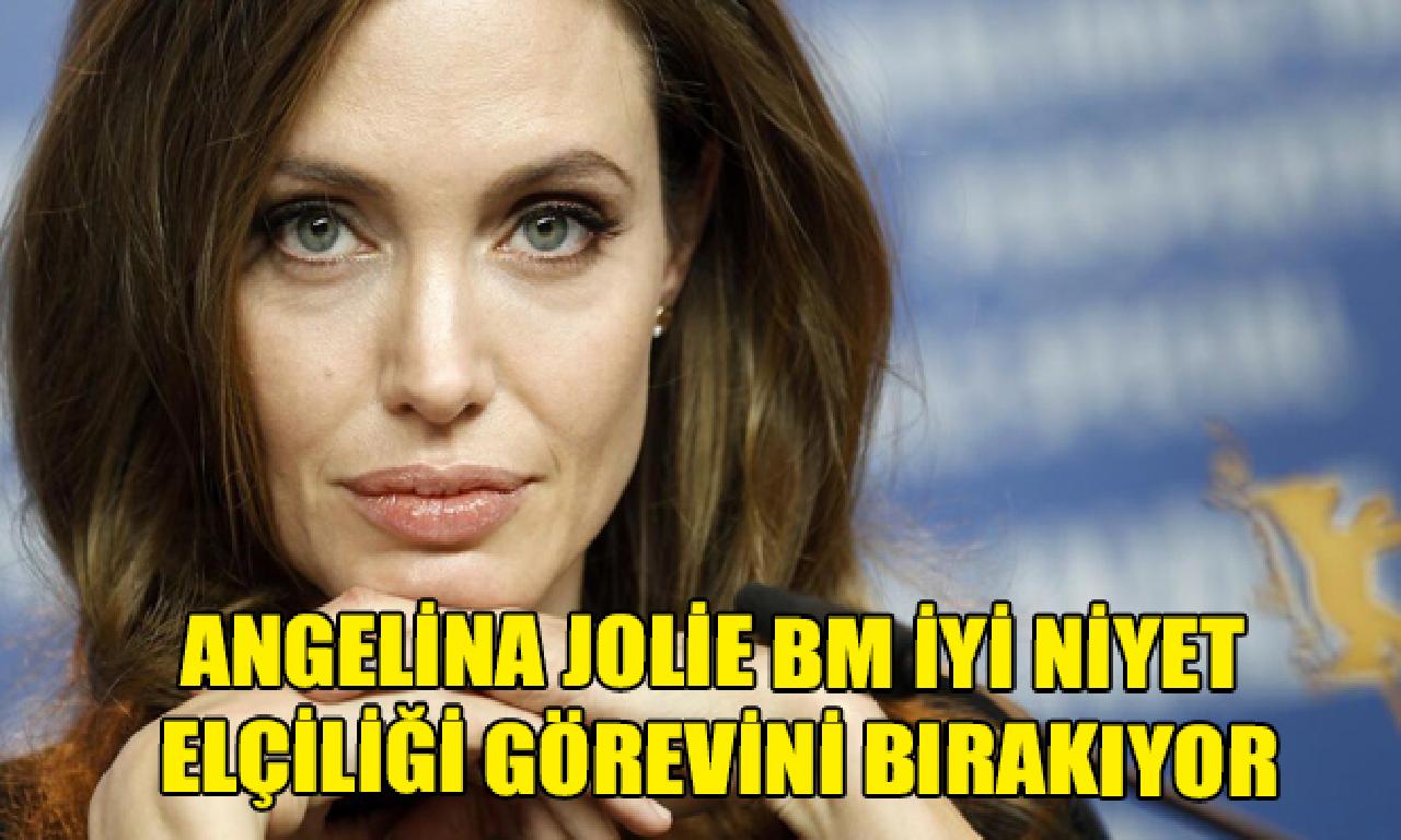 Angelina Jolie BM İyi Niyet Elçiliği görevini bırakıyor 