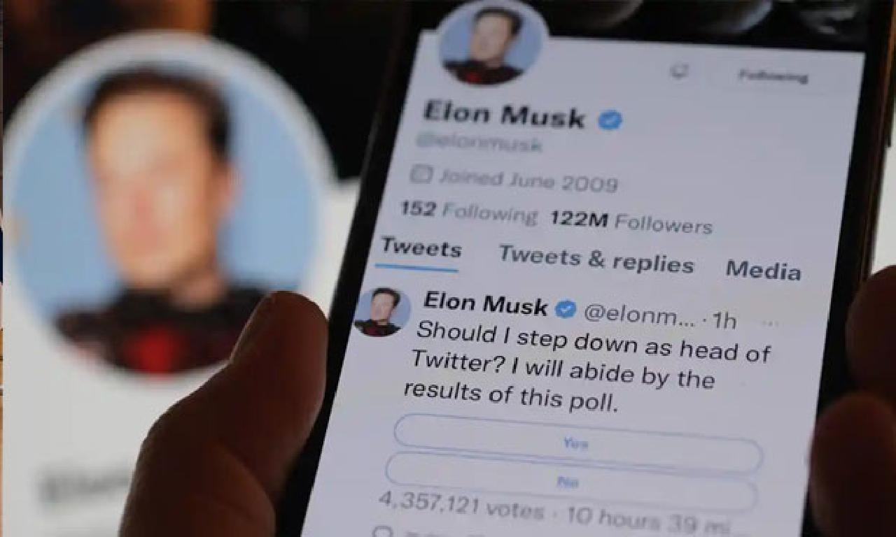 Ankette Musk'ın Twitter yöneticiliğini bırakması çıktı 