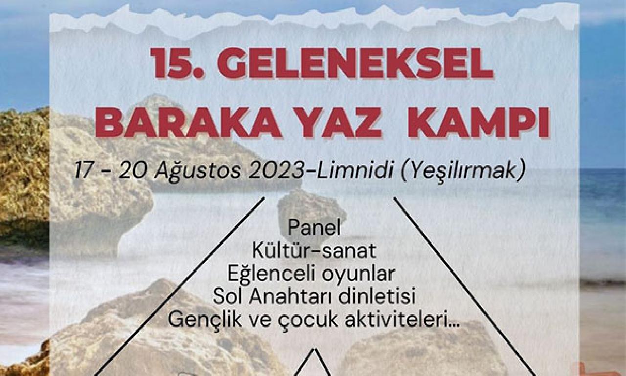 15. Geleneksel Baraka Yaz Kampı Ağustos'ta Limnidi'de Yapılacak 