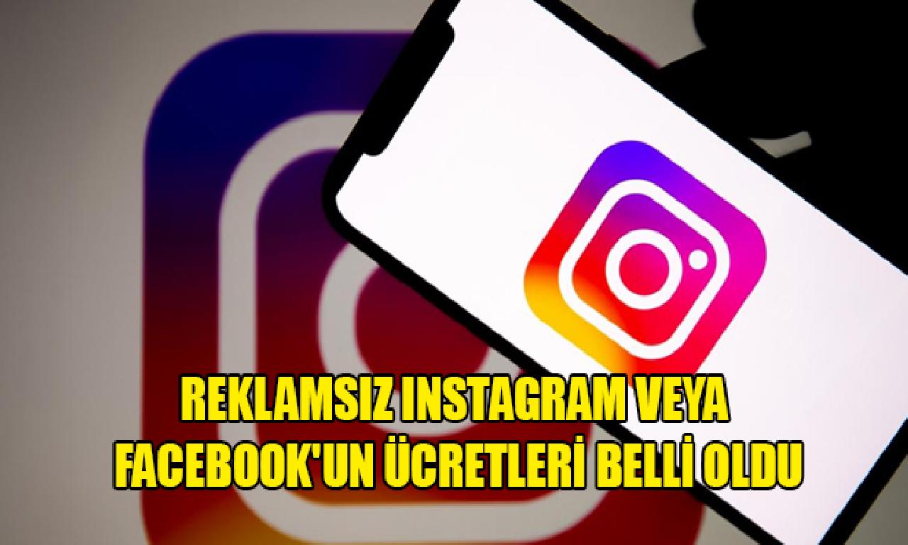 Reklamsız Instagram bağlaç Facebook'un ücretleri malûm evet 