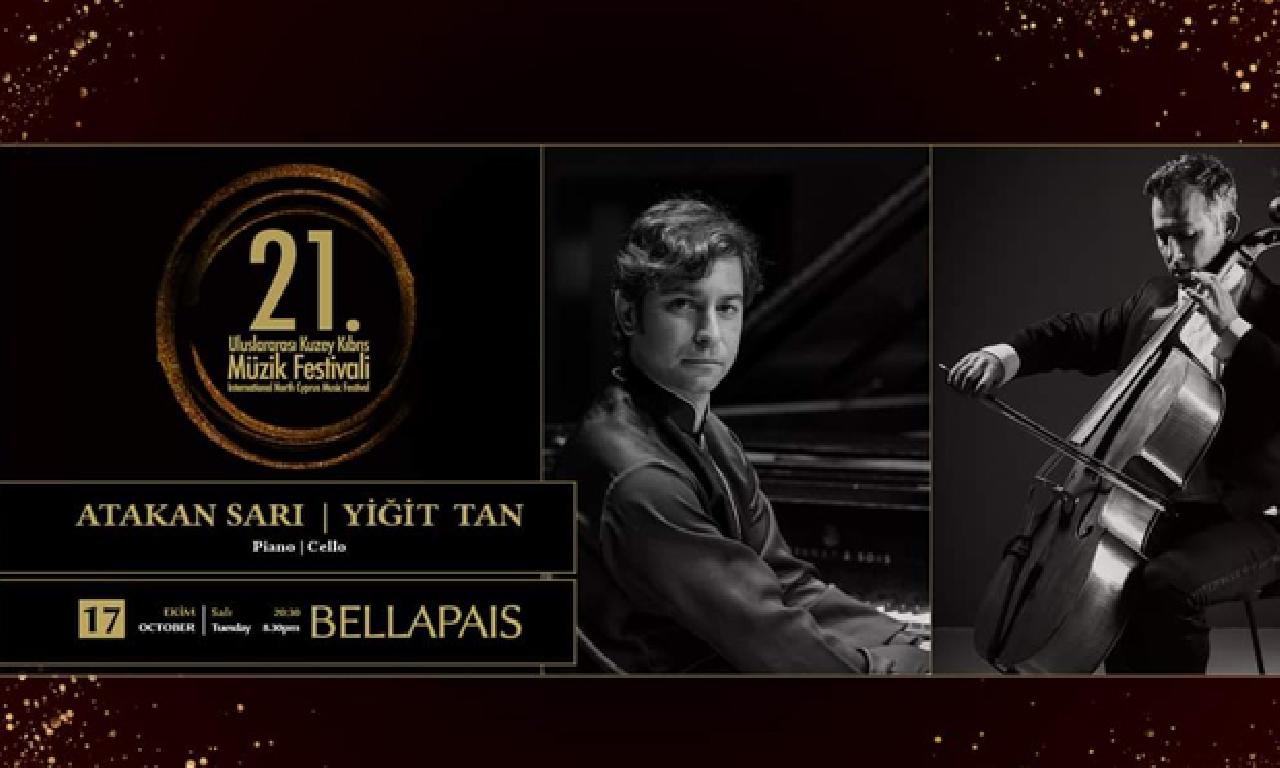 21. Uluslararası Kuzey Kıbrıs Müzik Festivali Atakan Sarı & Yiğit Tan konseri ilen sürme ediyor 