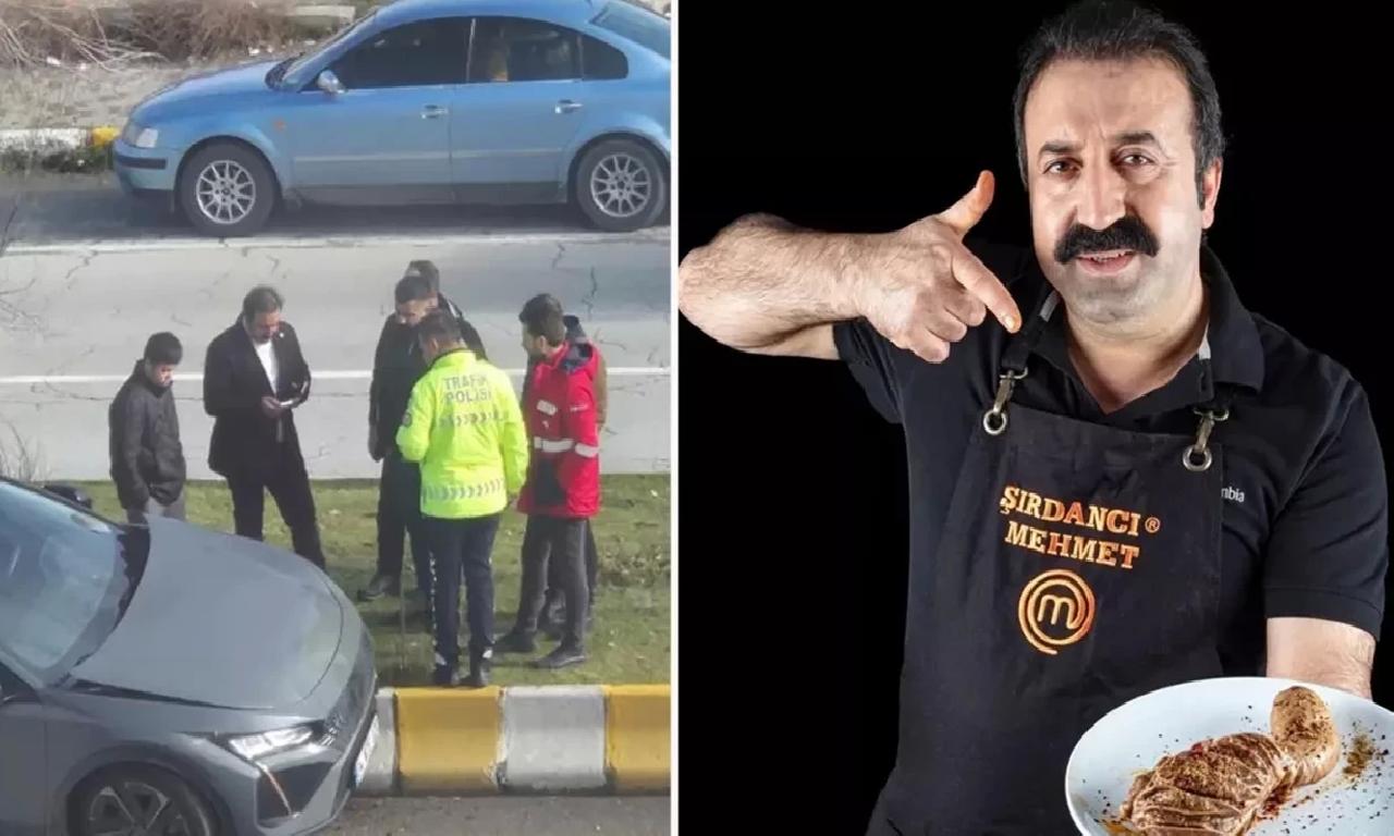'Şırdancı Mehmet' yayaya çarptı!