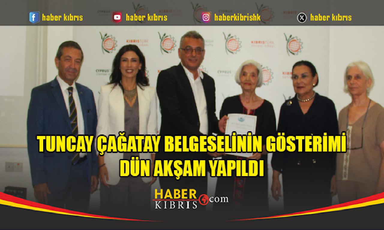 Tuncay Çağatay belgeselinin gösterimi dün akşam yapıldı - back