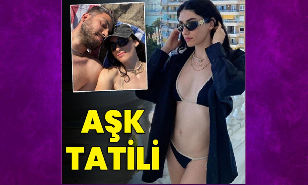 Hazar Ergüçlü sevgilisi Efe Çelik ile tatilde - back